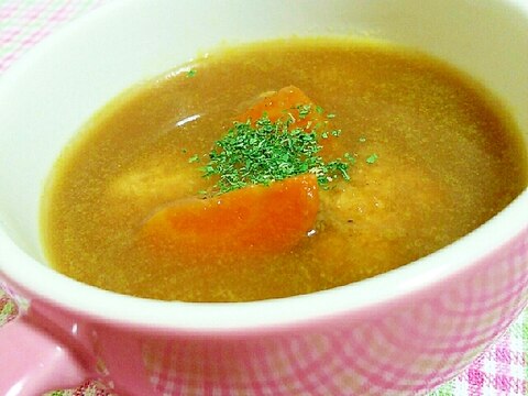 鍋のお掃除☆カレースープ